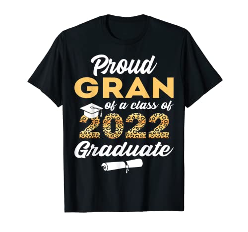 Orgulloso gran de Graduate Class 2022 Graduate Class 2022 Graduate Leopard Camiseta