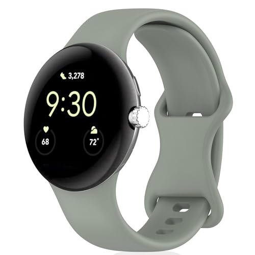 [MELEJIA] For Google Pixel Watch 4 / 3 45 mm Pixel Watch 4 / 3 / 2 / 1 41mm �o���h �����x���g �R���p�`�u�� �O�[�O���s�N�Z�� �E�H�b�` �ւ��x���g �V���R���� �ʋC�� �_�炩�� 