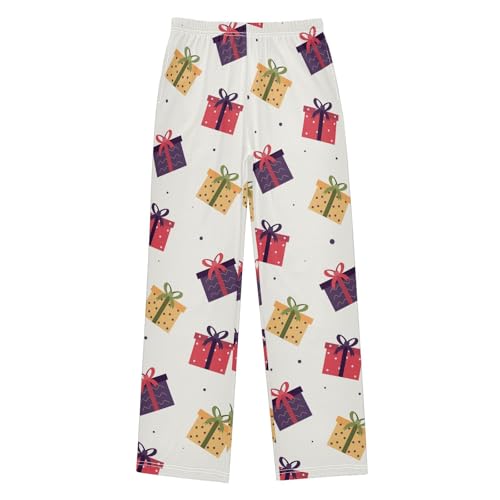 Boys' Pants Boxes Dots Long Bottoms Jogger Pants Elastic Waist Trousers with Pockets S-XL