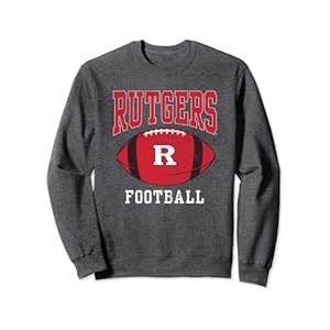 Rutgers University Scarlet Knights Football Ball Sweatshirt