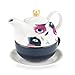 Pinky Up 5063 Addison Floral Tea-For-One Sets