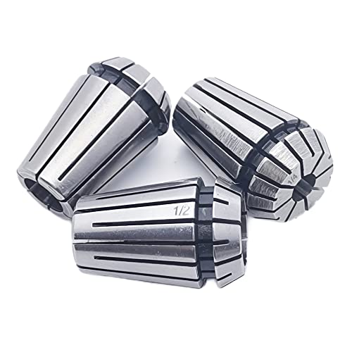 3pcs ER20 1/2", 1/4", 1/8" High Precision Spring Collet Set for CNC Workholding Engraving Milling Lathe Chuck Tool by Aptflsy - Image 6