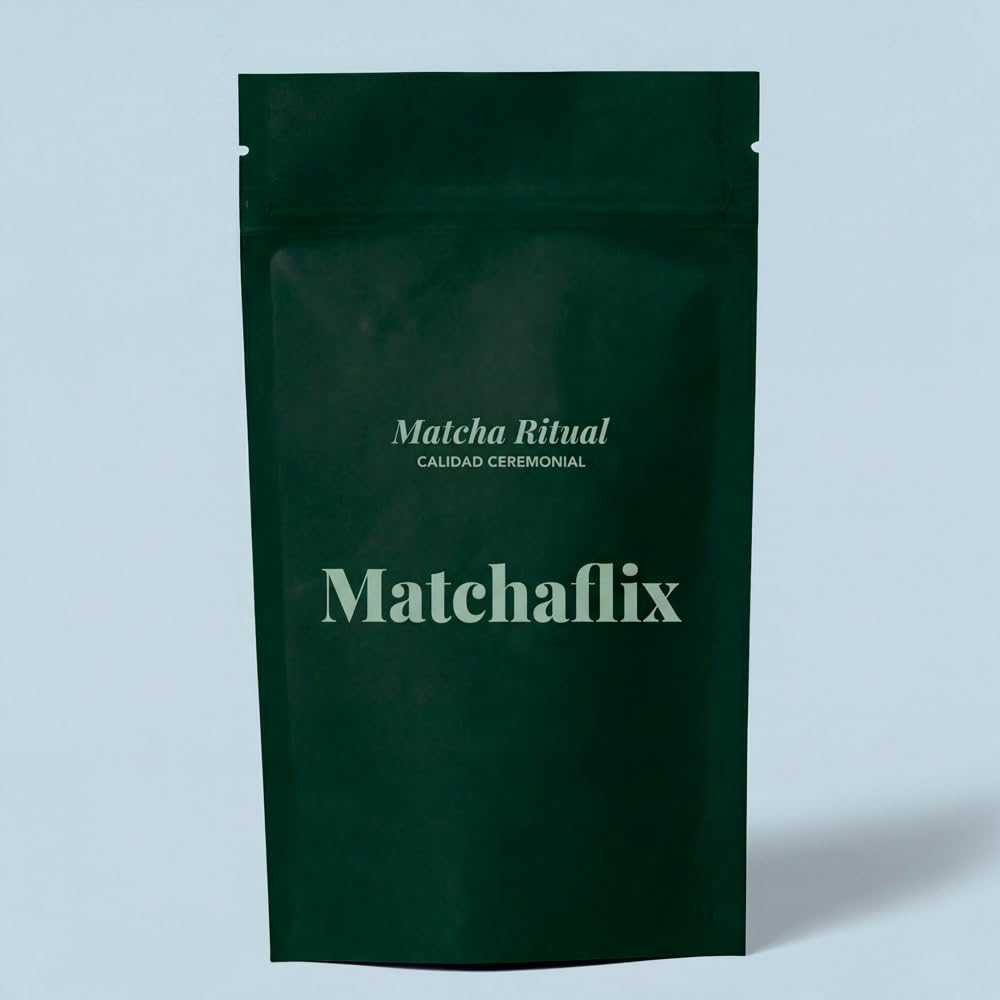 Matchaflix | Té Matcha Ceremonial Ritual | Té Matcha en Polvo | Té Verde Matcha Grado Ceremonial | Matcha Japonés Premium (100g, Doypack)