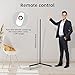 Xianfei Corner Floor Lamp Nordic Decoration Home Floor Lamps for Living Room Night Light Dimming Standing Lamp Bedroom Decor Floor Light, RGB Remote Control Discoloration (Black)