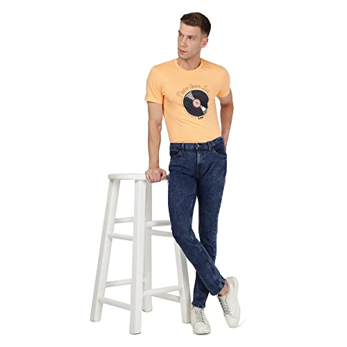 Image of Lee Men Bruce Dark Blue Skinny Jeans