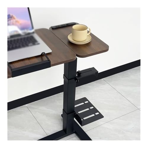 Soporte colgante para torre de PC bajo el escritorio - Soporte metálico negro de acero al carbono, resistente, para torres de CPU en escritorios ajustables y móviles miniatura 5