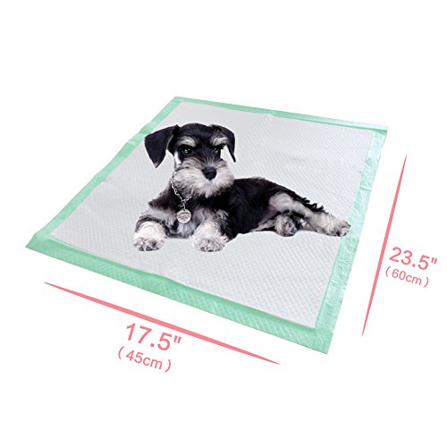 Thxpet Puppy Training Dog Pee Potty Pet Piddle Pads Super Absorbent Leak-Proof (17.5" 23.5"-120 Count)