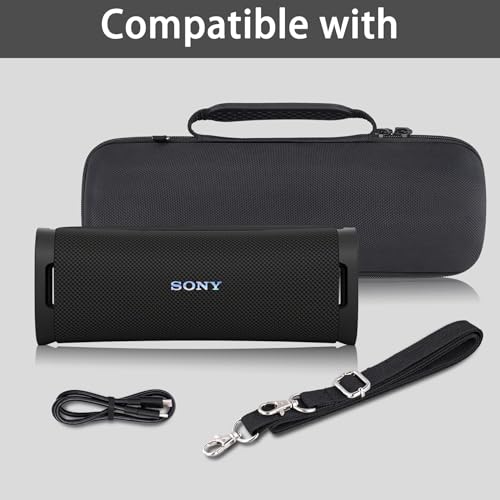 Étui Rigide De Voyage Pour Enceinte Sony ULT Field 1 – Housse De Protection Étanche Chocs EVA, Noir Robuste
