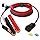 CUZEC 12V/ 24V Extension Cord Plug Socket with Battery Clamp 4.9FT / 1.5m 16 AWG Battery Clip-On and Cigarette Lighter Adapte