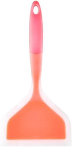 Miniatura 5 de Pwshymi Espátula ancha flexible estable y gruesa de silicona para panqueques, herramienta para hornear, utensilios de cocina para el hogar, naranja