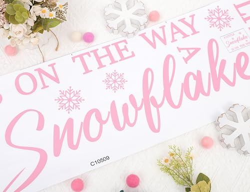 Adhesivo Decorativo Vinilo Snowflake para Baby Shower miniatura 7