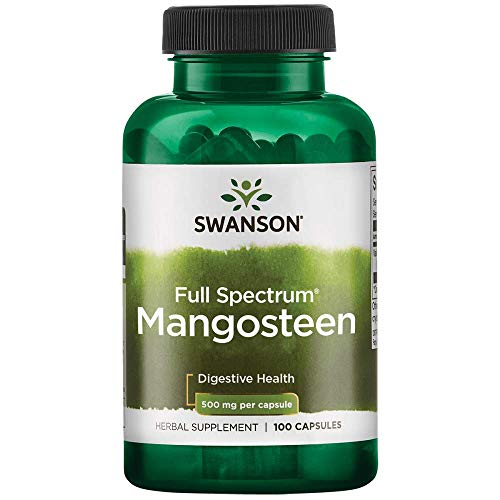 Swanson mangosteen skin blood sugar gi tract herbal supplement 50…