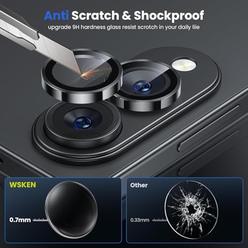 Image of FabeKee /Tempered Glass Screen Protector Compatible for Samsung Galaxy S25 Edge 5G | Front And Back Screen Guard With camera lens protector