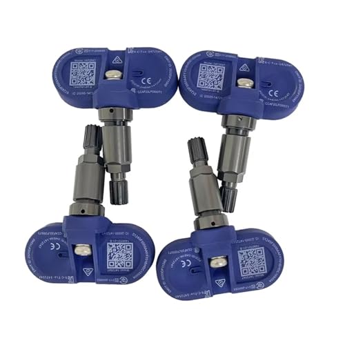 Capteur de pression des pneus TPMS pack de 4 valves de contrôle thermique en temps réel