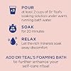 Dr Teal's Limited Edition Strawberry Serenade Pure Epsom Salt and Foaming Bath Set with Basil & Orange