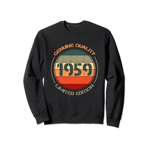 Camisetas vintage de 1959 para mujer, retro, divertidas, cumpleaños de 1959 Sudadera