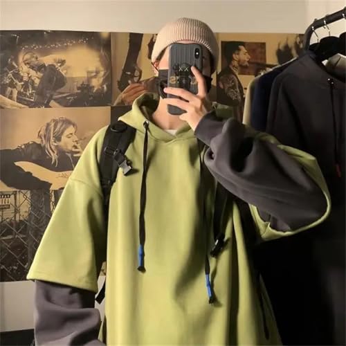 Man Hooded Sweatshirts Hoodies Clothing Loose Streetwear3