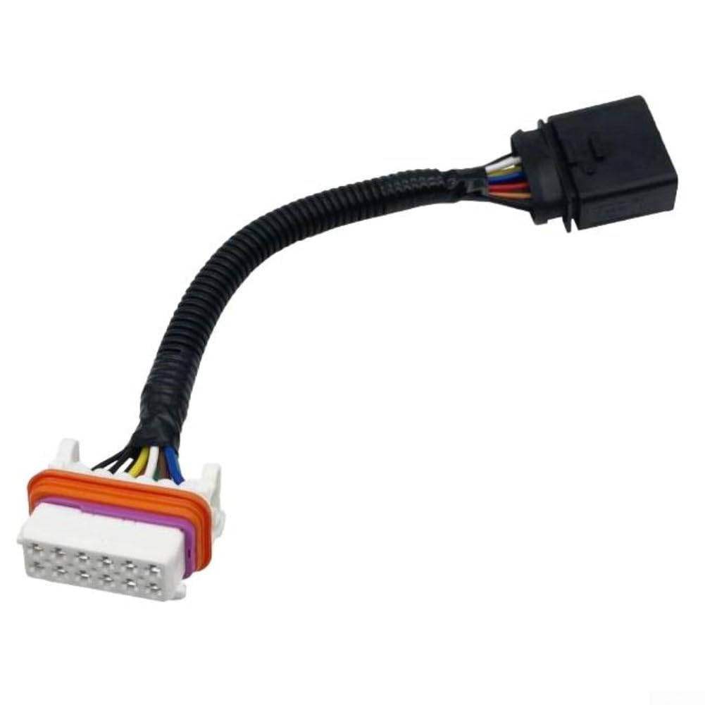 Par de adaptadores de arnés de cableado para faros delanteros, 2 unidades, para conectores eléctricos compatibles con Touareg 2004 2007 7L6971071A