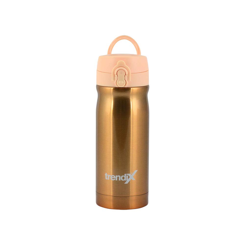 TRENDIX Thermos con inserto in acciaio, 500 ml, arancione pastello