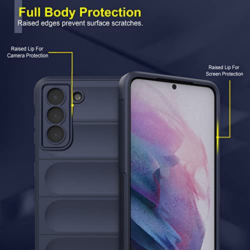 Image of Amazon Brand - Solimo Mobile Cover for Samsung Galaxy S21 Plus 5G (Silicon Sapphire)