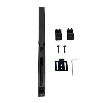 Wedinard Furniture Remission Accessory Soft Close Slides Damper Universal Construction Door Hardware, Steel Material Door Slide Damper, for Barn Doors for Home