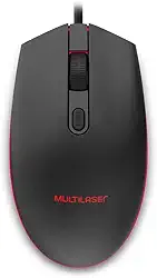 Mouse Gamer 2400DPI Led 7 Cores Preto Multi - MO298