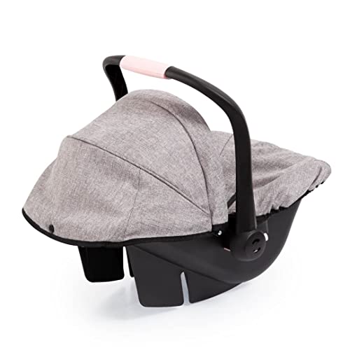 Bayer Design-67910Aa Giocattolo, Seggiolino Auto Easy Go, Adatto Per La Carrozzina Per Bambola Neo Vario, Grigio Con Corona - 3
