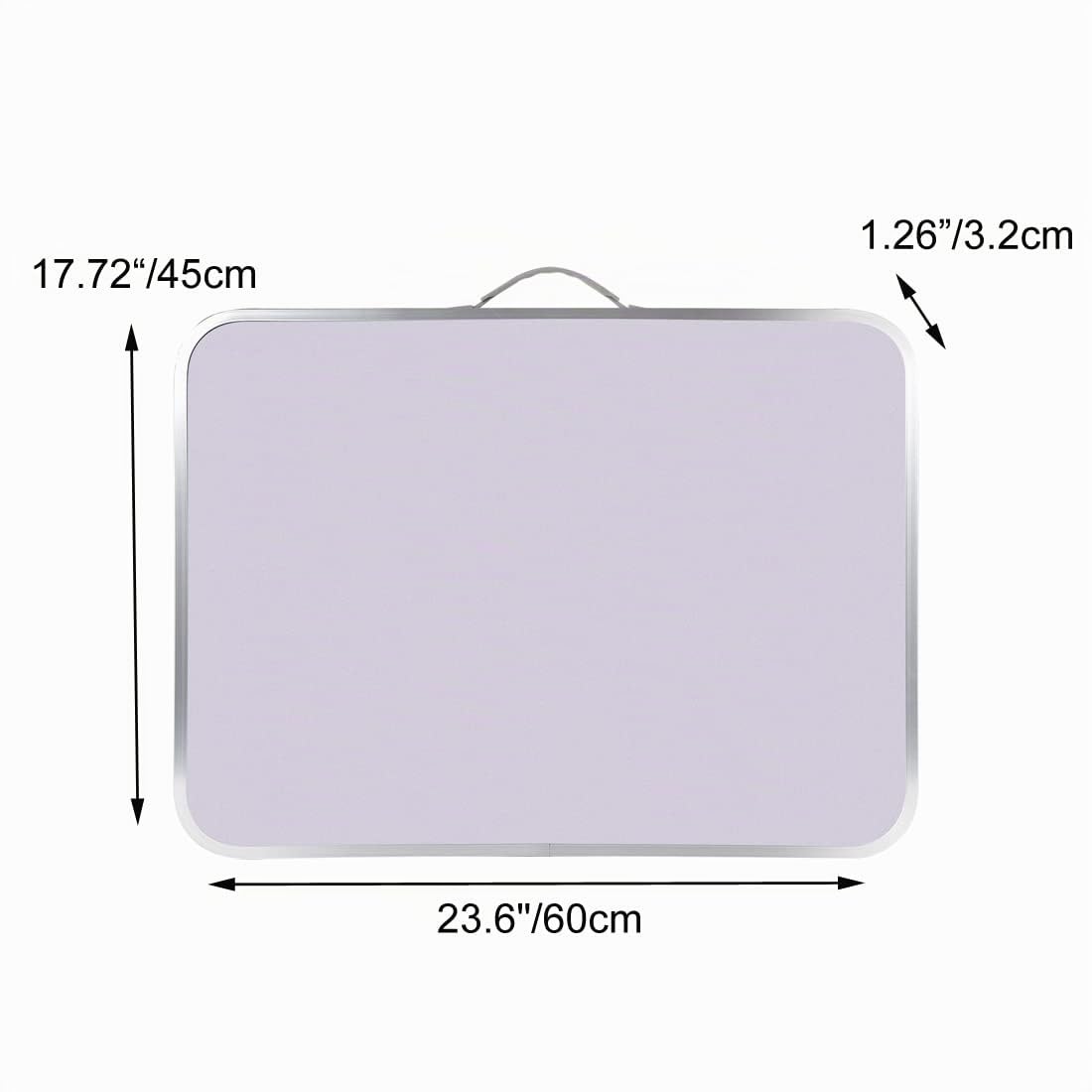 Lucn Klappbarer Campingtisch 60 cm - Tragbarer und faltbarer Picknicktisch für drinnen und draußen, Garten, Balkon, Markt, Küche, Arbeitstisch, 2 Höhen: 20 cm/56 cm, Größe des