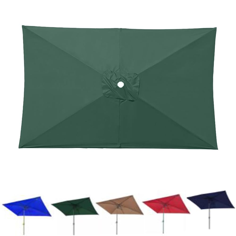 Toldo de recambio para sombrilla 3x2 m ideal para crear sombra fresca en el jardín o terraza