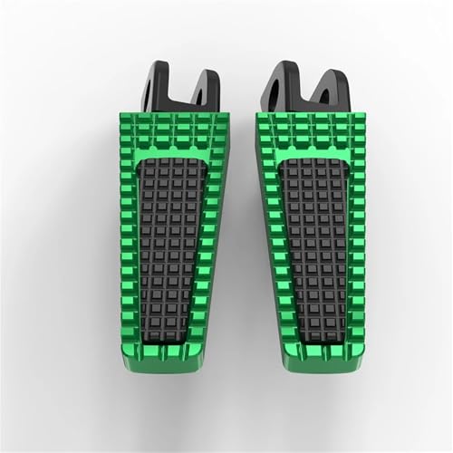 Motorrad-Fußrasten Vorne Hinten Für Aprilia Für Mana 850/GT Für Shiver 750 GT/SL 900 2007-2024 Zubehör(Rear Green)