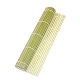 Alfombrilla profesional de sushi, crea un sushi casero uniforme y delicioso, fácil de limpiar (27 x 27 cm)