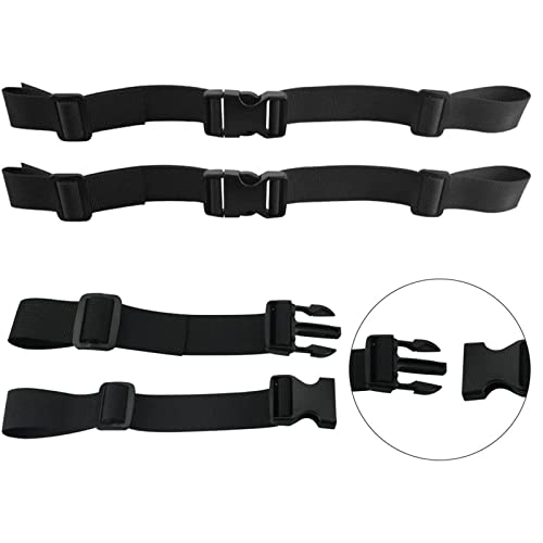 Tokaneit Black Strap, Adjustable Chest Strap, Durable Nylon Chest Strap, Pack of 3, for School Bag, Backpack, Jogging and Hiking - Image 4