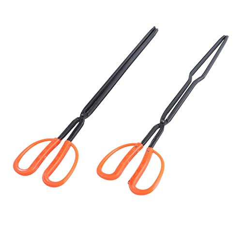 JOINPAYA 2pièces Pinces à Briquettes Pour Barbecue Ramasseurs De Briquettes Pinces à Feu Pour Grillades Lot De Extérieur