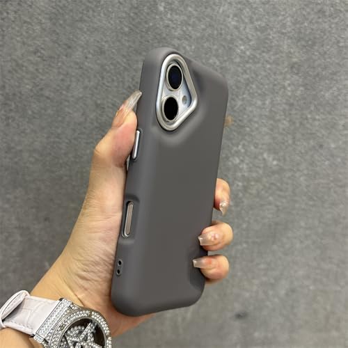 Coque iPhone 12 en silicone couleur unie grise et antichoc