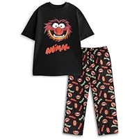 Disney los Muppets Pijama de Manga Corta y pantalón Largo para