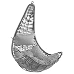 Hängesessel Atri II PE-Rattan Schwarz