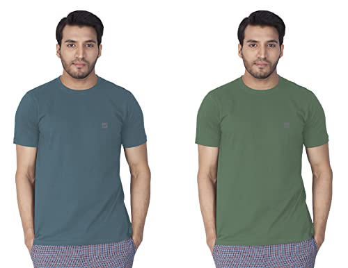 Image of Lux Nitro Pack of 2 Men's Round Neck Tshirt