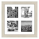 Qualité : cadre durable de style galerie ; la façade du cadre a un verre transparent et un panneau arrière robuste pour maintenir les photos en place.