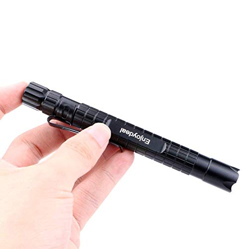 Enjoydeal 5Pcs Led Pen Light Flashlight Ultra Slim Xpe-R3 1000Lm Penlight Waterproof Pocket Flashlight For Indoor Outdoor Inspection Work Repair And Emergency 5.5Inch #TOP7