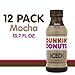 Dunkin' Mocha Iced Coffee Bottle, 13.7 fl oz, 12 Pack