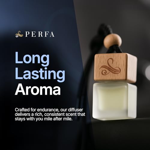 Image of Solvere Diffuser with Vent Clip | Strong Automotive Freshener Long Lasting | Powerful Car Fresheners for Men with Odor Eliminating Technology | Luxury Air Freshener by Perfa