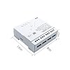 AC/DC Zigbee Wireless RF Remote Control Relay Switch,Work with Home Assistant ZigBee 2mqtt (85-250V 4CH)