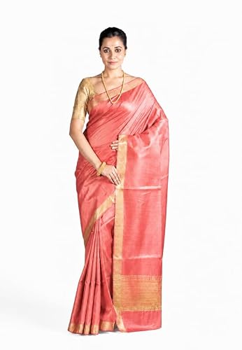 Silk Zone gold bhagalpuri silk saree – image 2