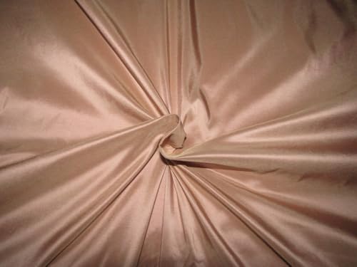 Taffetas 100 % pure soie rose melon 137,2 cm tissu soie au mètre pour couture