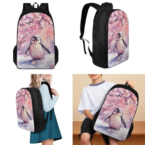Penguin Backpack for Girls 6-8 8-10 Kids School Backpacks for Elementary Primary Students Little Girl Back to School Supplies2
