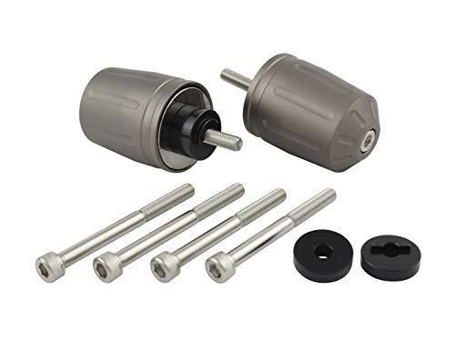 ポッシュ(POSH) バイク用品 ハンドルバーエンド ウルトラヘビーバーエンドタイプ2 ホンダ/スズキ系純正ハンドル用 M6タイプ CB1300SF/SB | CB400SFなど マットチタン 033979-21-10