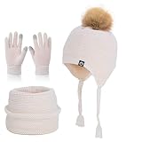Matière : Ensemble bonnet, écharpe et gants doublés en peluche. La couche intérieure est en peluche douce, plus douce au toucher, tandis que la couche extérieure est en tricot doux et confortable. Élastique, il ne se déforme pas et ne rétrécit pas
