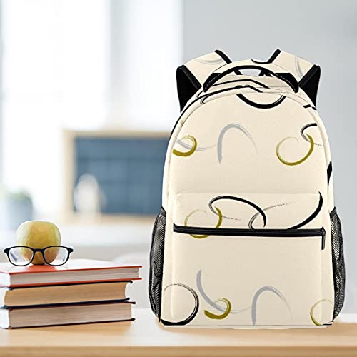 Sac à dos décontracté à texture fluide esthétique moderne et colorée - 6