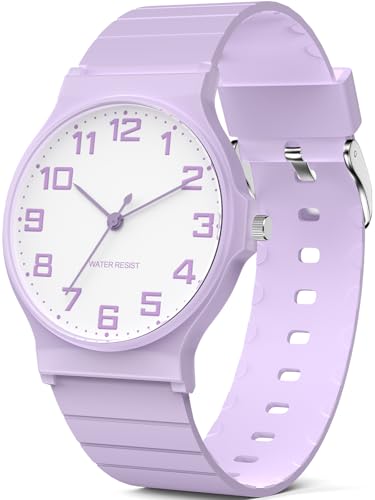 SOCICO Montre analogique pour Enfants, Montre Sportive étanche 30m pour 5-16 Ans, Montre Enfant Facile à Lire, Cadeau d'anniversaire pour Enfant, Cadeau de...