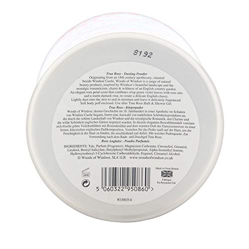Woods Of Windsor True Rose Dusting Powder, 3.5 Ounce - Thumbnail 2